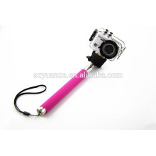 2015 hot selfie stick with bluetooth shutter button, selfie stick monopod